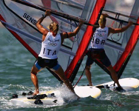 08北京奥运会帆船赛图片