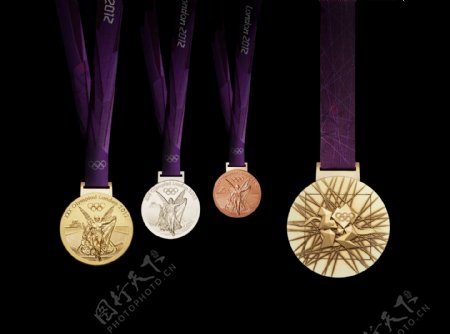 2012伦敦奥运会奖牌图片