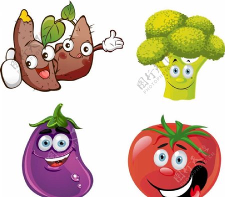 蔬菜卡通素材