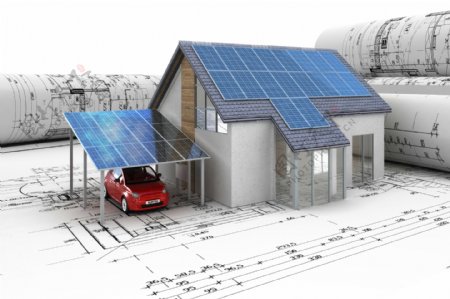 太阳能房屋图片