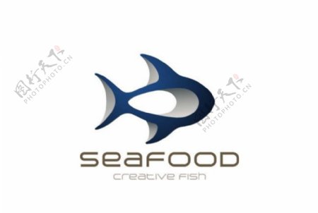 海鲜美食标志图片