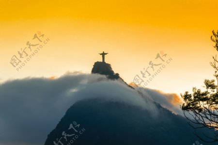 巴西耶稣山图片