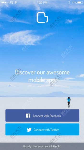 手机app分享页设计