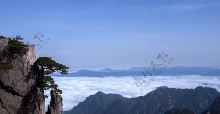 安徽黄山云海风景