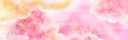 25款淘宝花朵日系风广告背景图片