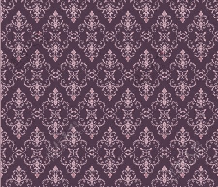 紫色抽象花纹装饰图案背景