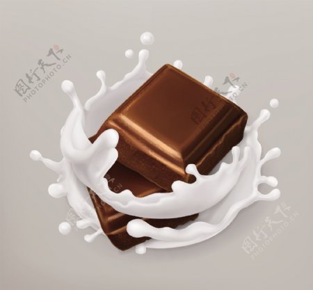牛奶巧克力图标