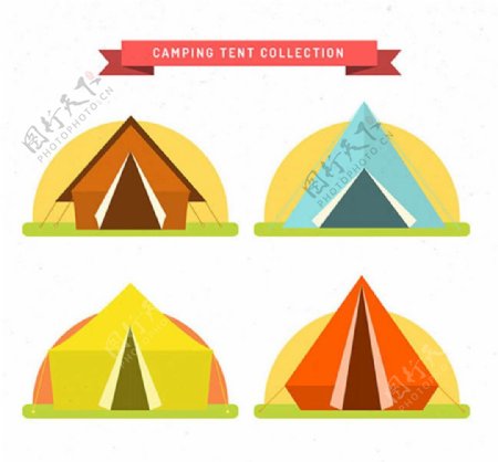 夏季野营帐篷