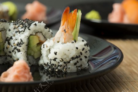 日本海鲜寿司图片