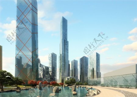 金融中心建筑景观图片