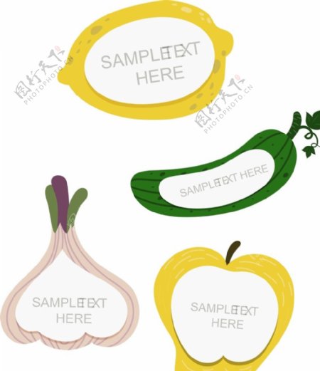 蔬菜标签水果标签