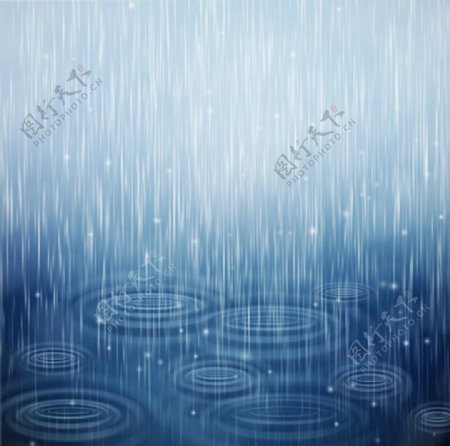 雨水背景素材