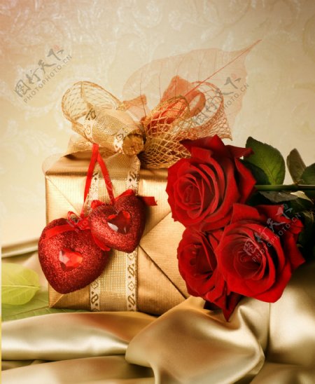 情人节礼物红玫瑰图片