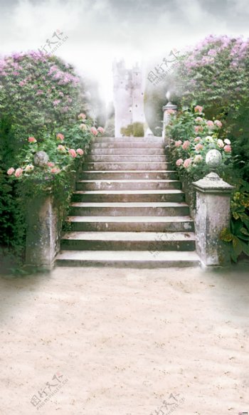 花阶自然景色图片