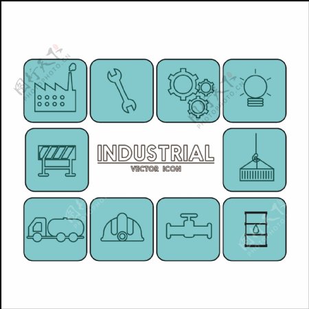 工业图标