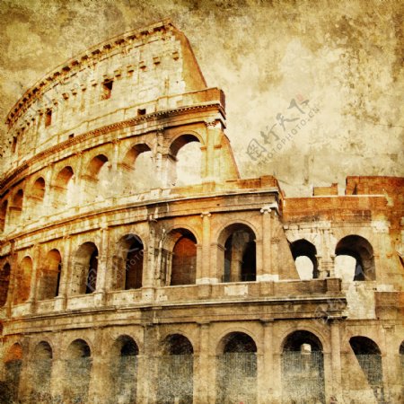 古罗马建筑风景