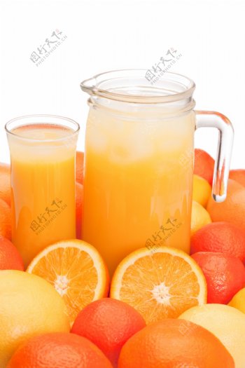 橘子汁图片