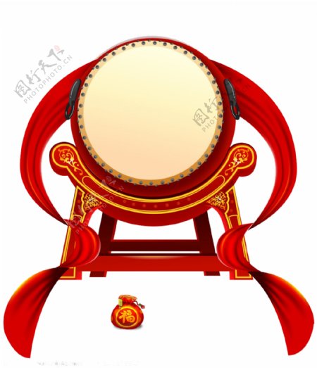中国鼓素材