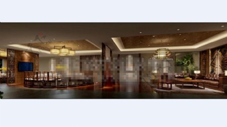 室内设计个性餐厅效果图制作