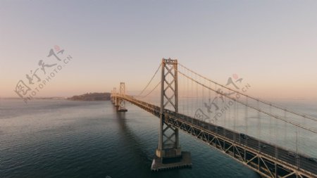 壮观的海上架桥图片