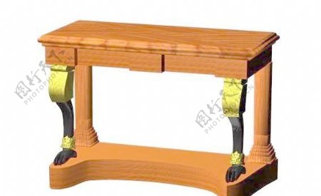 室内家具之外国桌子333D模型