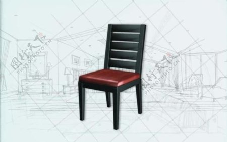 国际主义家具椅子0313D模型