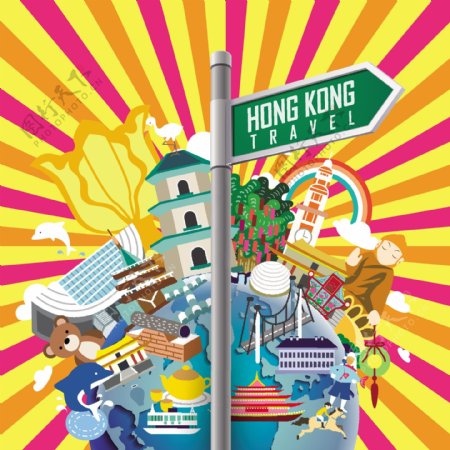 潮流香港景点观光指向