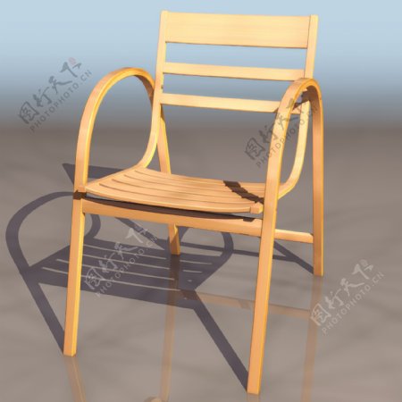 JACOBSEN竹篾椅子模型02