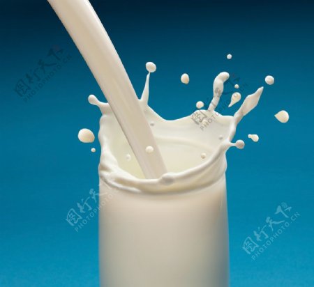 牛奶水滴图片