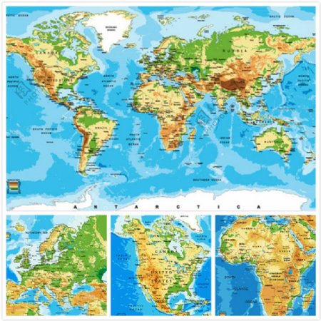 世界版图地理