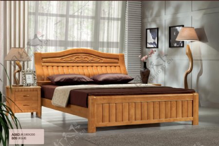 实木床免费图实木床背景实木床