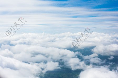 高空白云高清图片