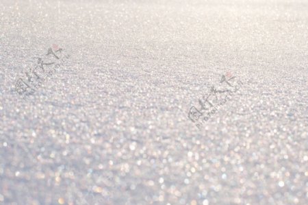 唯美雪地风景图片
