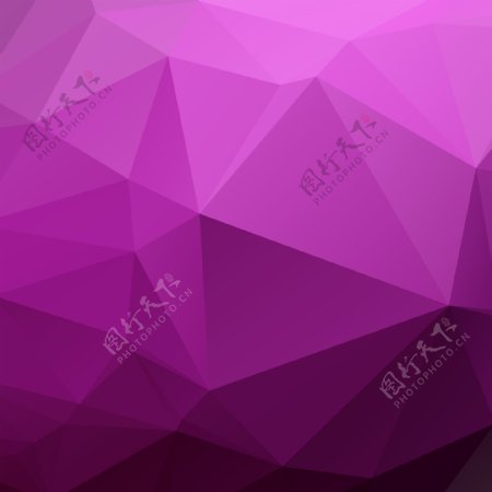 多边形矢量几何背景紫色图片