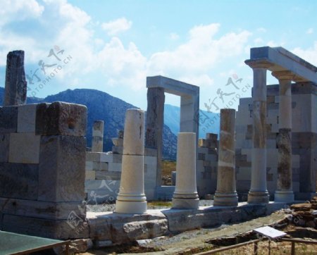 希腊古代遗址高清图片