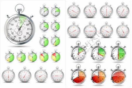 计时器设备矢量素材AI