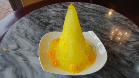 芒果刨冰图片