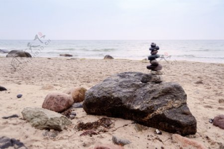 平衡裴克在德国波罗的海