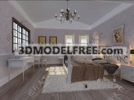 工装室内模型下载3d室内模型44