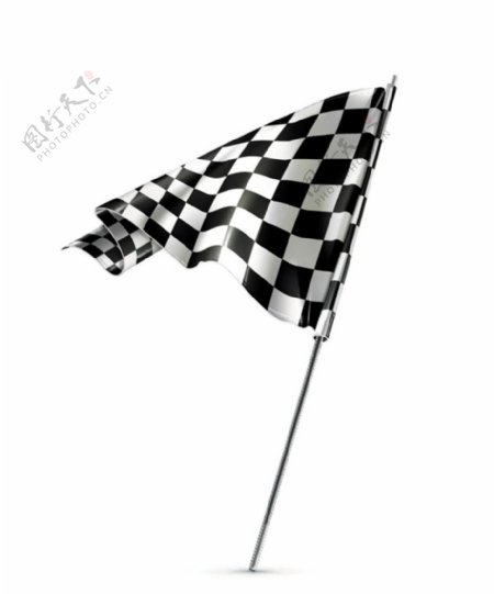 赛车专用黑白旗