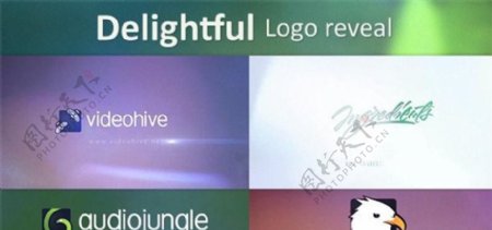 紫色梦幻Logo演绎动画AE模板