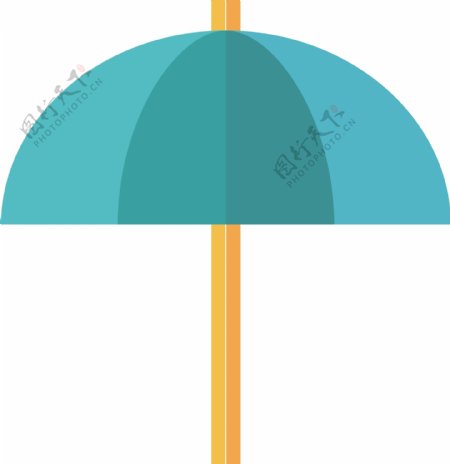 时髦的伞图标