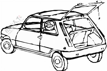 汽车小轿车矢量素材EPS格式0359