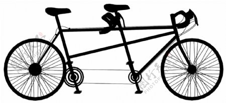 自行车交通工具矢量素材EPS格式0011