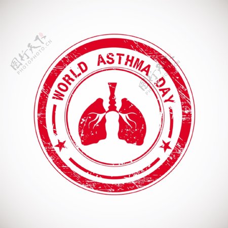 世界哮喘日背景