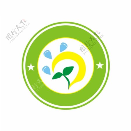 王敏幼儿园logo设计园徽标志标识