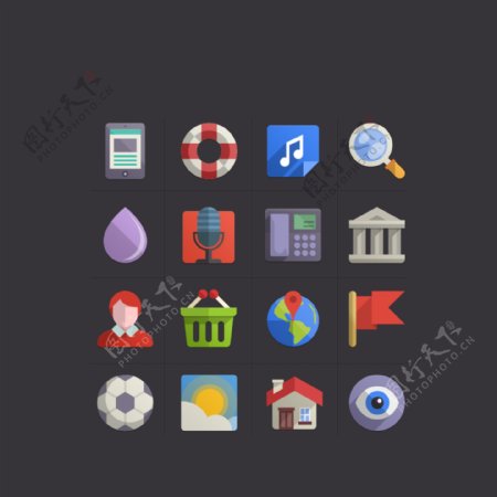 网页手机icon图标素材