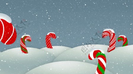 圣诞节主题的背景动画素材3