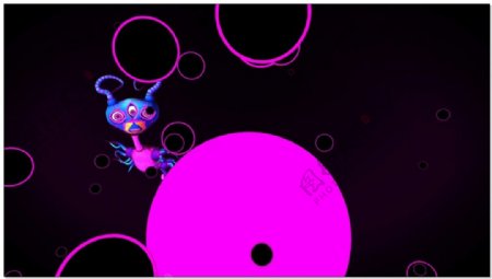 紫色球球大作战动感潮流背景视频素材