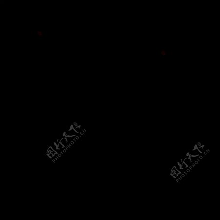 黑色圆形电话图标免抠png透明图层素材